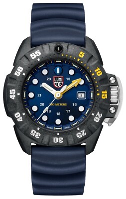 Luminox Men's Quartz Date Indicator Blue Deep Dive Watch 45MM XS.1553