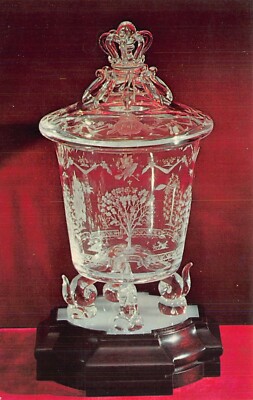 The Queens Cup Corning Glass Center Postcard Corning New York