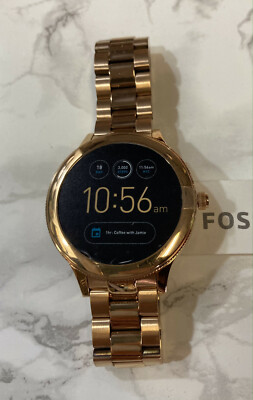 Fossil Women's Gen 3 Venture Stainless Steel Smartwatch FTW6000 Rose Gold w/ Box