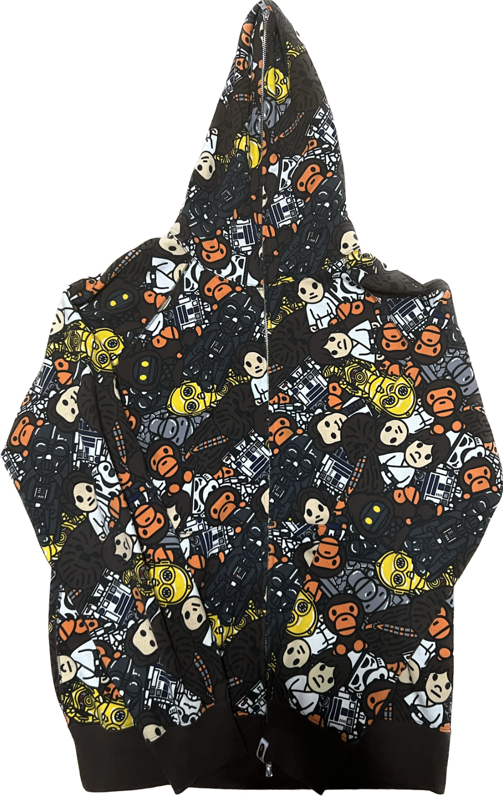 A Bathing Ape X Star Wars Zip-Up Hoodie BAPE Baby Milo Vintage Y2K