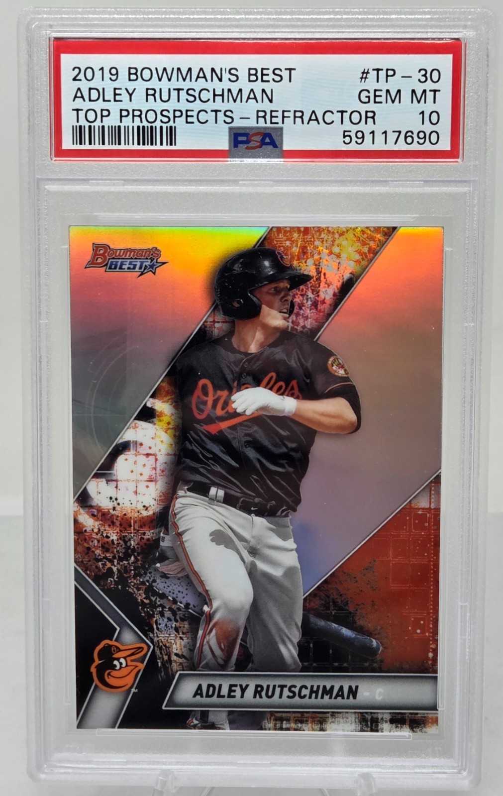 2019 Bowman Best Refractor ADLEY RUTSCHMAN RC CARD PSA 10 GEM MINT