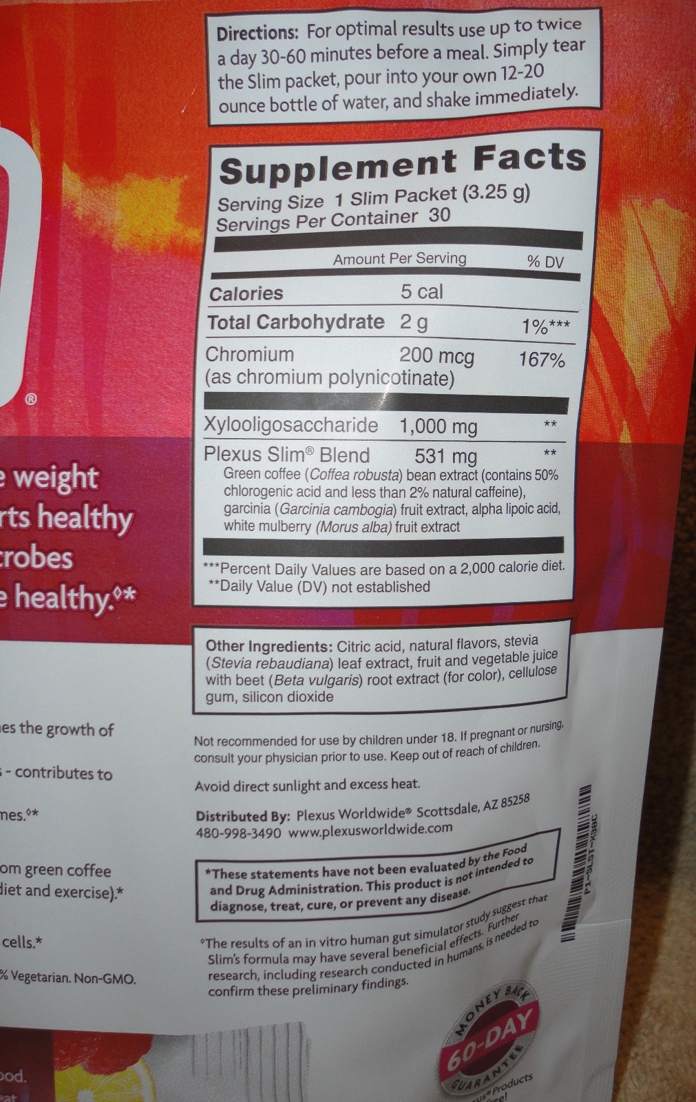 Plexus Slim Microbiome*30 Day Supply PINK DRINK*Glucose Metabolism*exp 10/2020