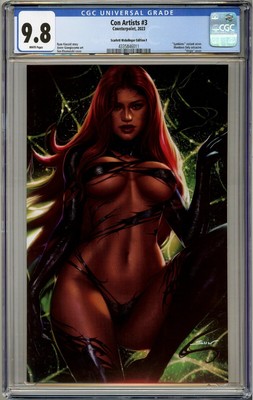 Con Artists #3 CGC 9.8 Sun Khamunaki Scarlett Webslinger F Symbiote Members Only