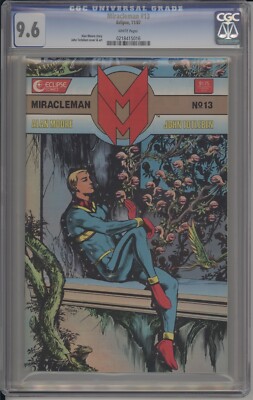 MIRACLEMAN #13 - CGC 9.6 - ECLIPSE - 1987 - JOHN TOTLEBEN COVER AND ART