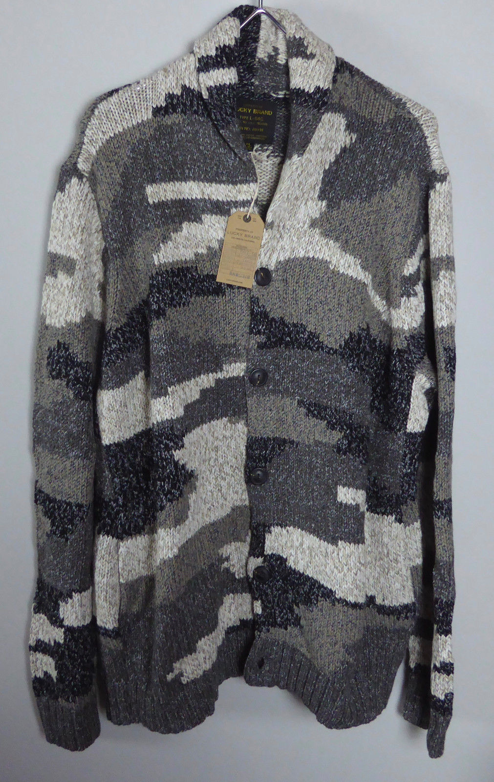 mens big and tall shawl collar sweater
