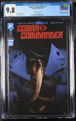 Cobra Commander 1E 1:50 Boss Variant Image/Skybound CGC 9.8 FREE SHIPPING!