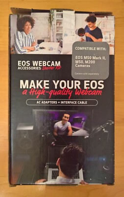 OPEN-BOX Canon Webcam Accessories Starter Kit for EOS M50, M50 Mark II & M200