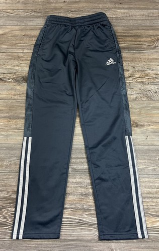 Adidas Youth Boy's Track Pants Size 10/12 M Grey, Drawstring