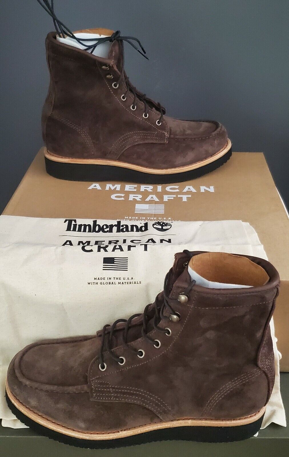 NEW MEN'S TIMBERLAND® AMERICAN CRAFT MOC TOE BOOT US 7 | eBay NEW MEN'S TIMBERLAND® AMERICAN CRAFT MOC TOE BOOT US 7 | eBay