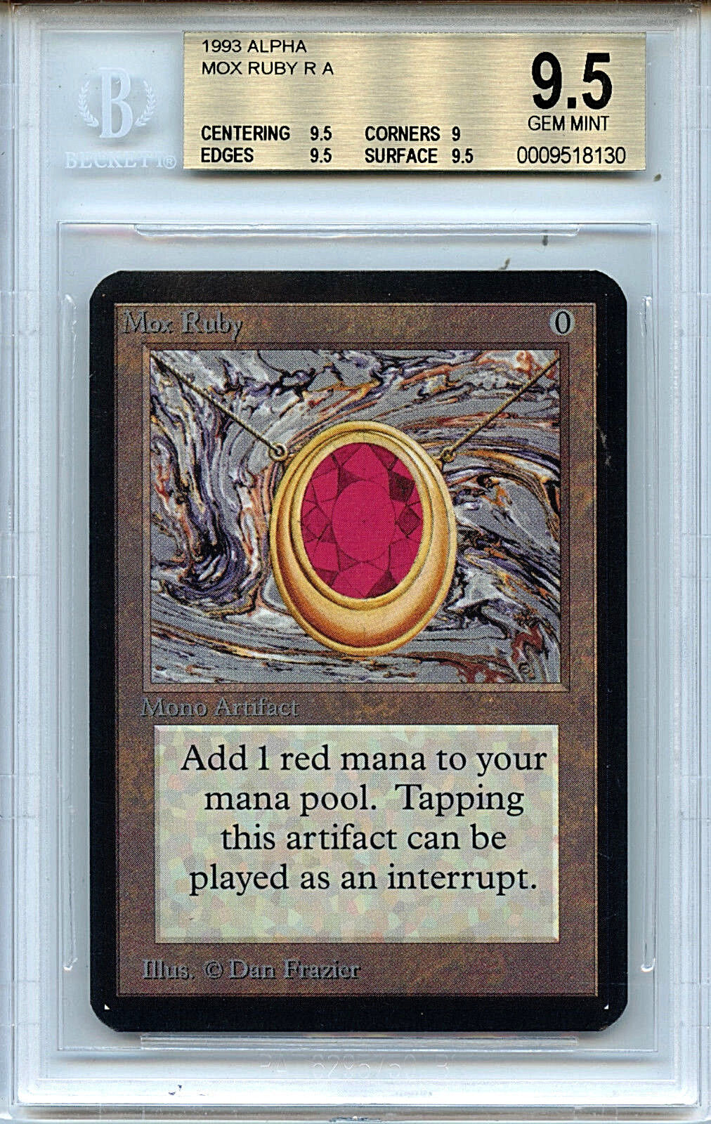 MTG Alpha Mox Ruby BGS 9.5 Gem Mint Magic WOTC Card 8130 | eBay MTG Alpha Mox Ruby BGS 9.5 Gem Mint Magic WOTC Card 8130 | eBay