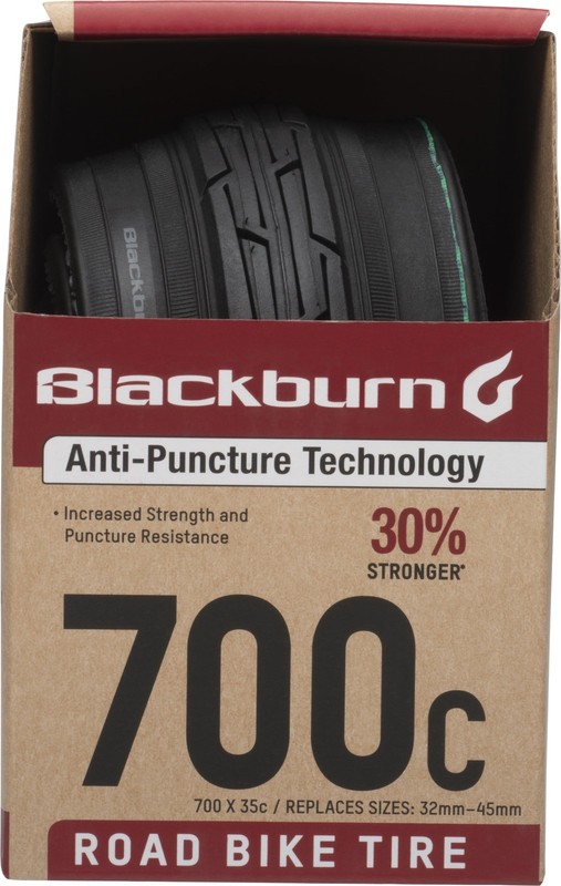 Blackburn 700C Road Bike Tire, 700 X 35C, Black