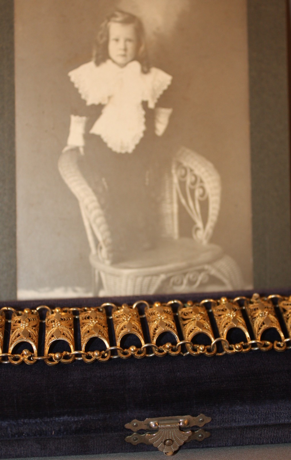 Amazing Antique Art Nouveau Filigree Bracelet