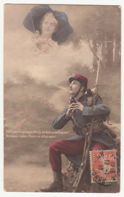 CPA GUERRE 14-18 C'est pour toi qu'aujourd'hui je me bats, ô ma France !   - RAR