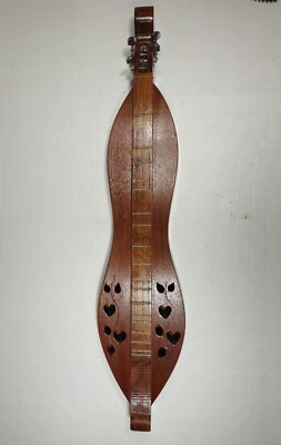 Vintage Handmade 36'' Wood 4 String Mountain Dulcimer Folk Wood Instrument 7-88