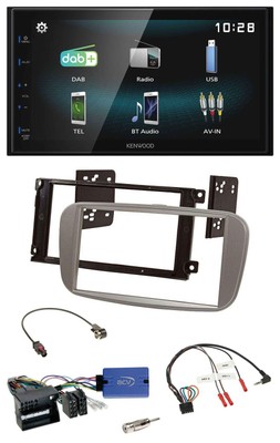 Kenwood Bluetooth 2DIN USB DAB Lenkrad Autoradio für Ford Mondeo S-Max 2007-14 C