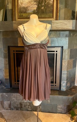 Studio Y Wood Fairy Elf Green Brown Net Costume Dress S