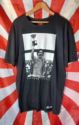Muerte Pablo Escobar Racing Trophy Shirt Sz L Narcos Medellin Cartel Scarface  