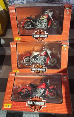 1/18 scale die cast harley davidson motorcycles