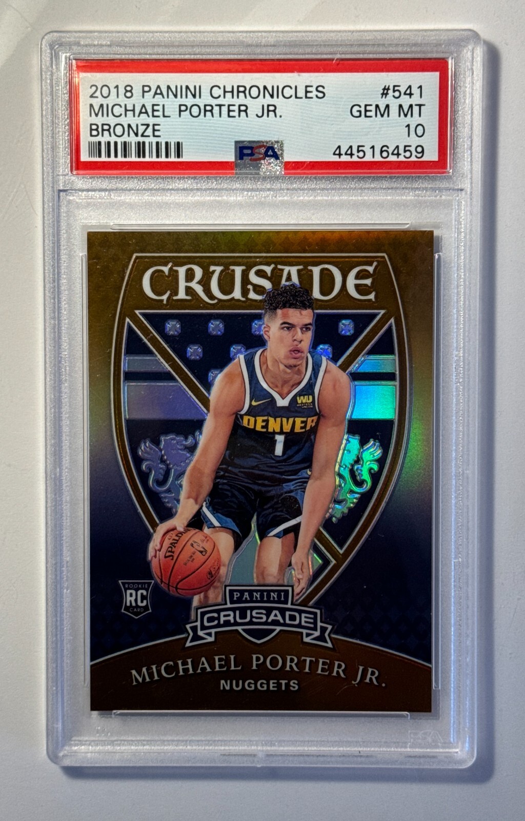 2018-19 Chronicles Michael Porter Jr Crusade Bronze Prizm RC