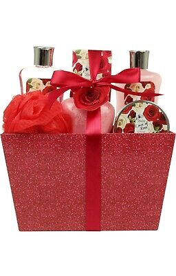 Valentine's Day Bath and Body - Spa Gift Baskets for Women & Girls, Spa Kit B...