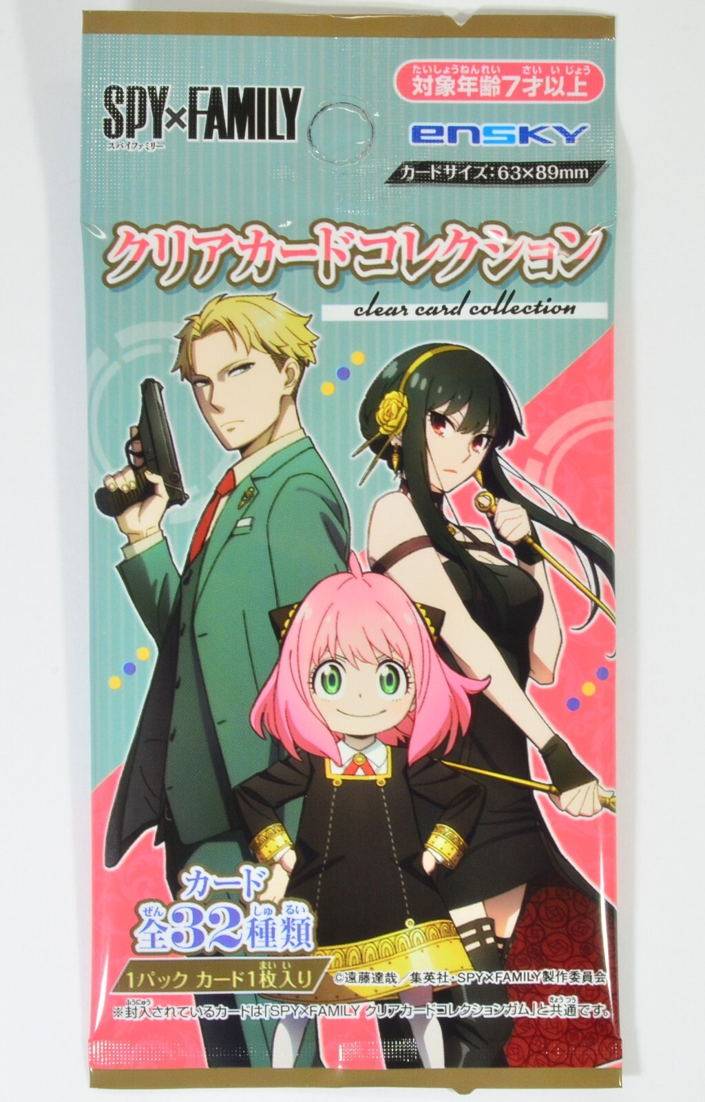 ENSKY Anime SPY x FAMILY Clear Card Collection Genuine