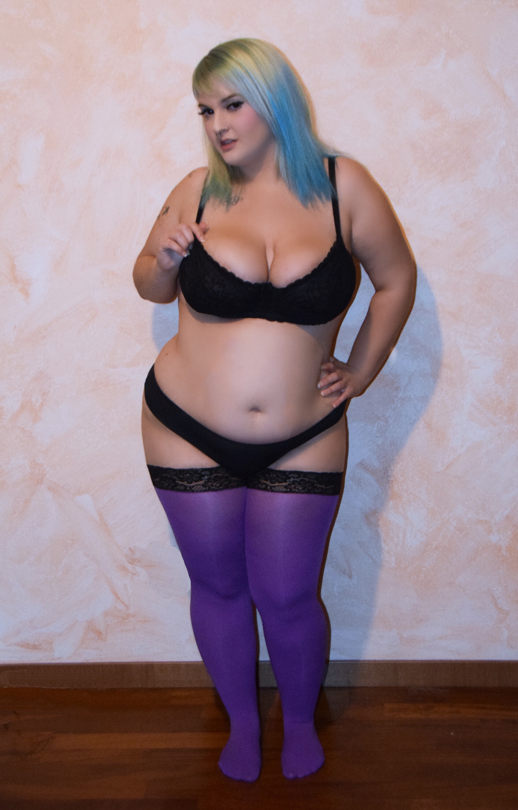 Lace Top 40,60,100 DEN Stay Hold-Ups Stockings Colours 4XL 5XXL 6XXXL 7XXXXL