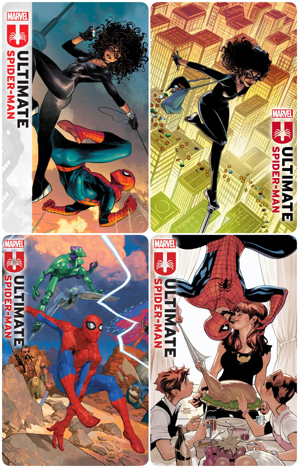 ULTIMATE SPIDER-MAN #1~#15 25冊セット ULTIMATE SPIDER-MAN **COVER SELECT** REGS & [1:25] BLACK CAT