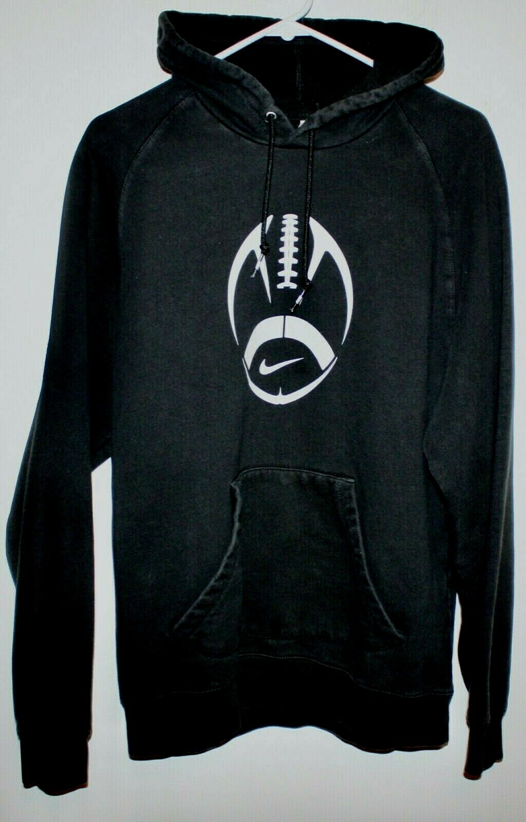 black nike football hoodie
