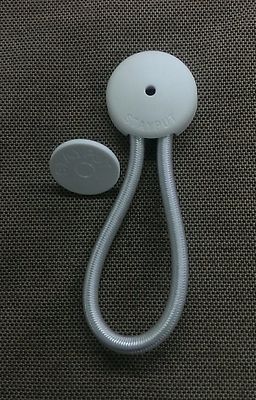 WHITE  Bungee Shock Cord Clip STAYPUT  for Boat, Truck, Tarp, Covers, Dodgers