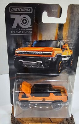 Matchbox Moving Parts 70 Years Special Edition 2022 Hummer EV Die Cast Car New