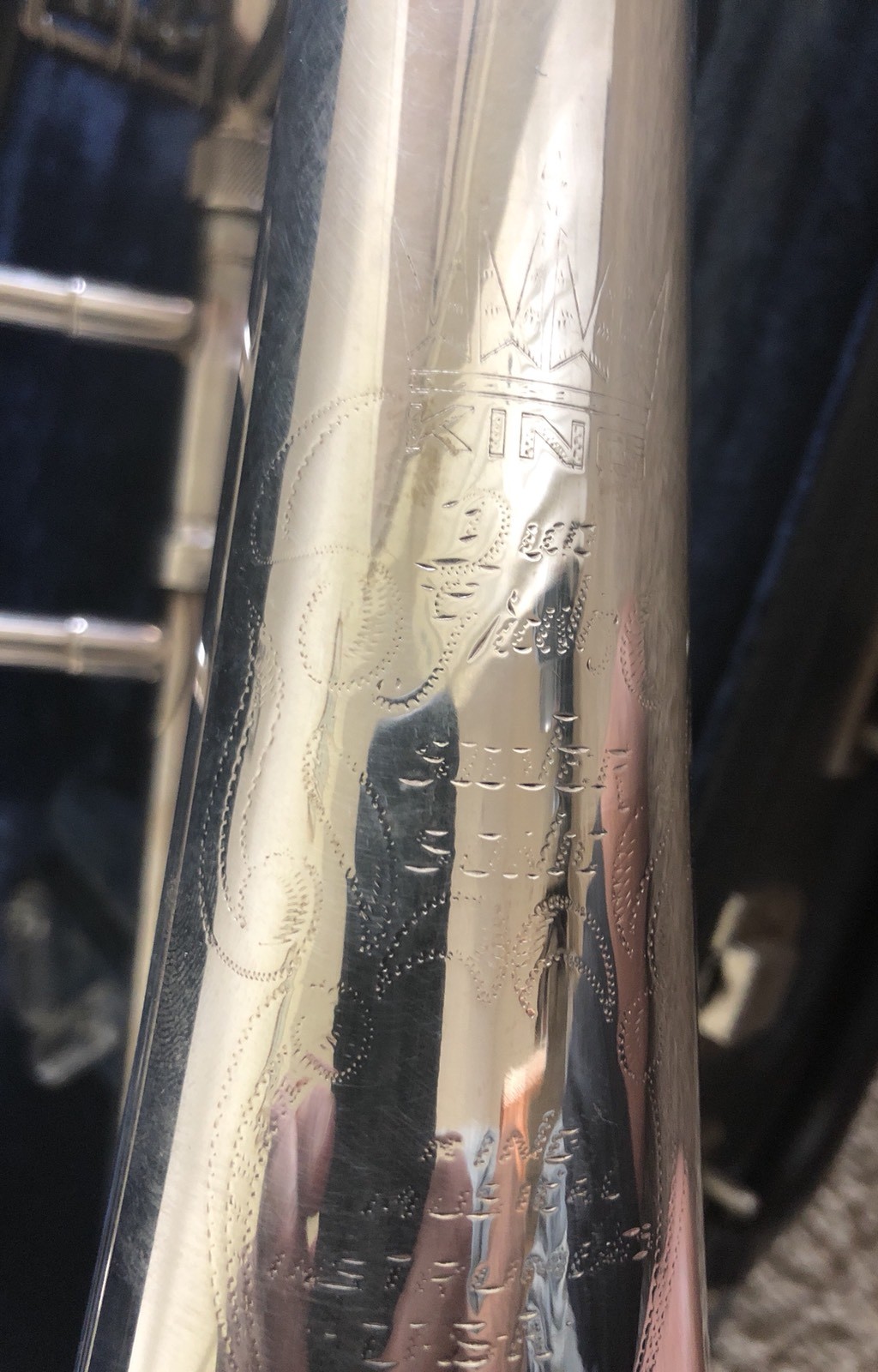 Vintage King Silver Sonic Duo Gravis Bass Trombone