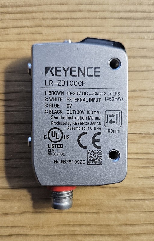 Keyence Lr-Zb100cp Lasersensor 10-30v Lichtschranke