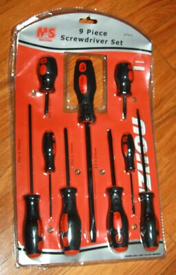 9 piece Screwdriver Set M&S Professional 07501 Muzhou