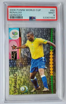 Panini Soccer Card Ronaldo R9 Brasil # 62 World Cup Germany