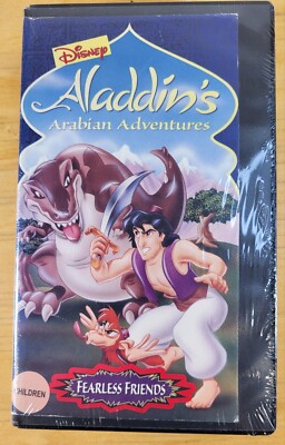 NEW Disney s Aladdin s Arabian Adventures VHS Video Tape Fearless Friends Sealed