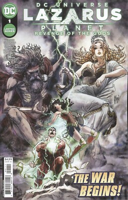 LAZARUS PLANET REVENGE OF THE GODS #1 COVER A GUILLEM MARCH VF/NM DC HOHC 2023