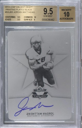 2014 Leaf Valiant Jordan Matthews #BA-JM3