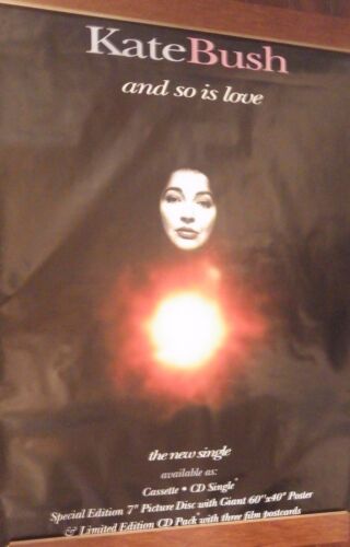 40x60" HUGE SUBWAY POSTER~Kate Bush 1993 And So Is Love Red Shoes Original NOS~
