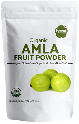 Amla Powder Indian Gooseberry Immunity Booster Premium Packaging 4 8 16 oz 1 lb