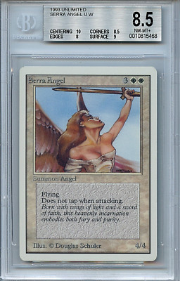 MTG Unlimited Serra Angel BGS 8.5 NM-MT+ Magic Card Amricons