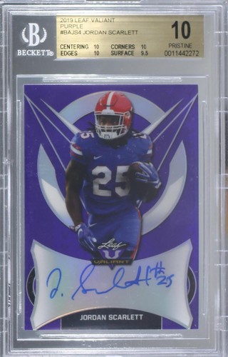 2019 Leaf Valiant Jordan Scarlett #BA-JS4
