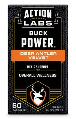 Action Labs Deer Antler Velvet, Buckpower 60 Capsule