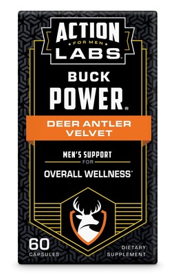 Action Labs Deer Antler Velvet, Buckpower 60 Capsule