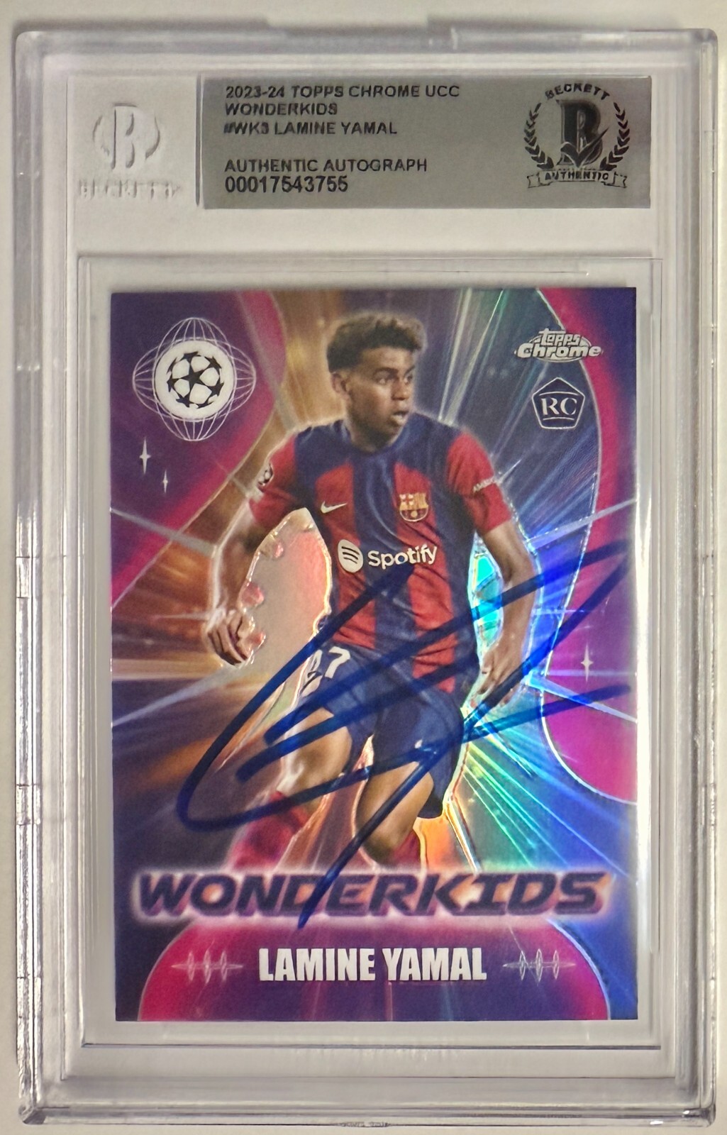 topps soccer auto 直筆 サイン rc panini カード Amazon.co.jp: 5枚 カカ 直筆サインカード 1/5 2022 LEAF Pro
