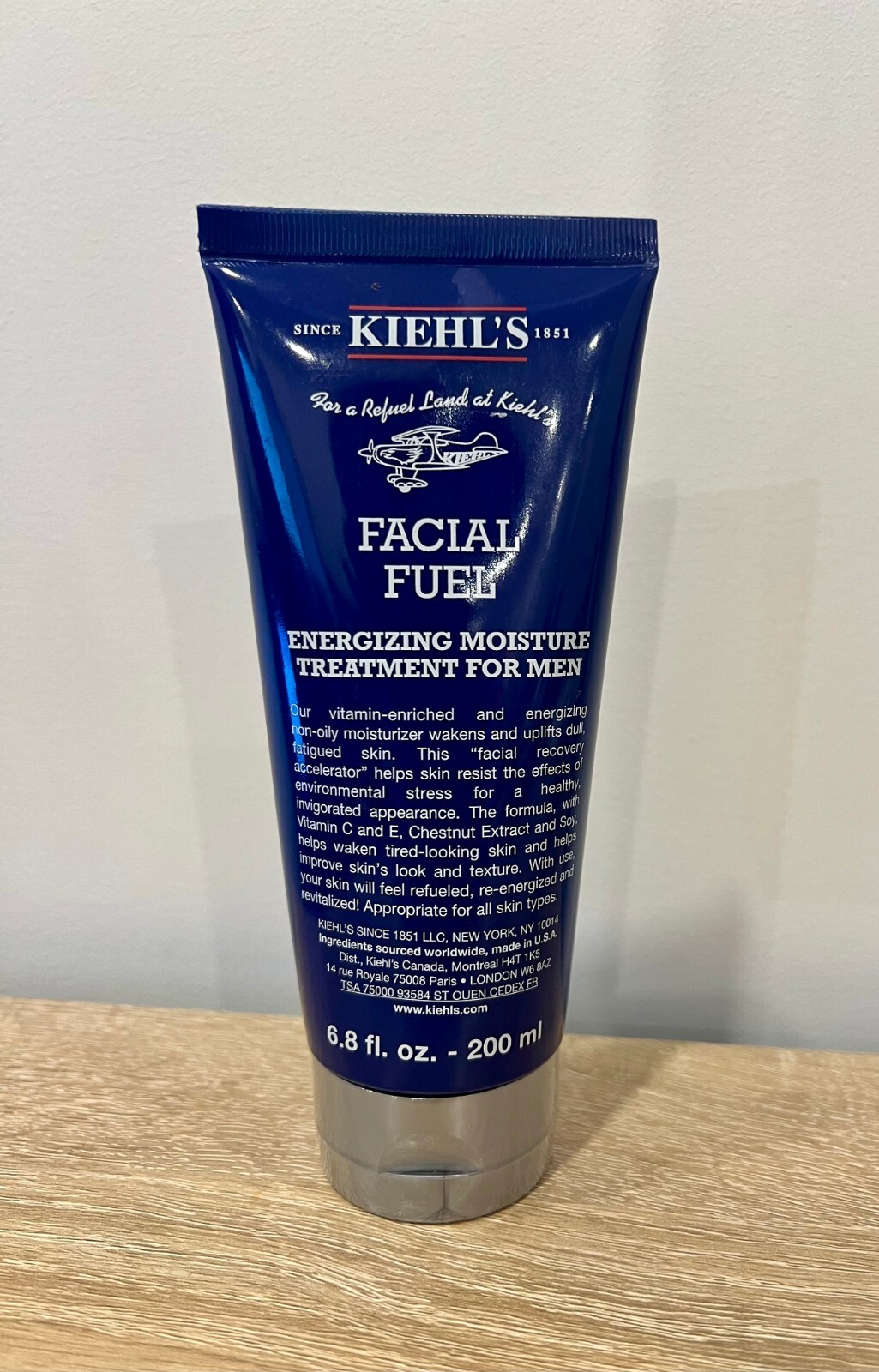 Kiehl's Facial Fuel Energizing Moisture Treatment for Men 6.8 oz/200ml Sealed