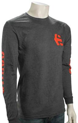 

Футболка Etnies Icon LS — темно-серый/красный — новинка, Grey
