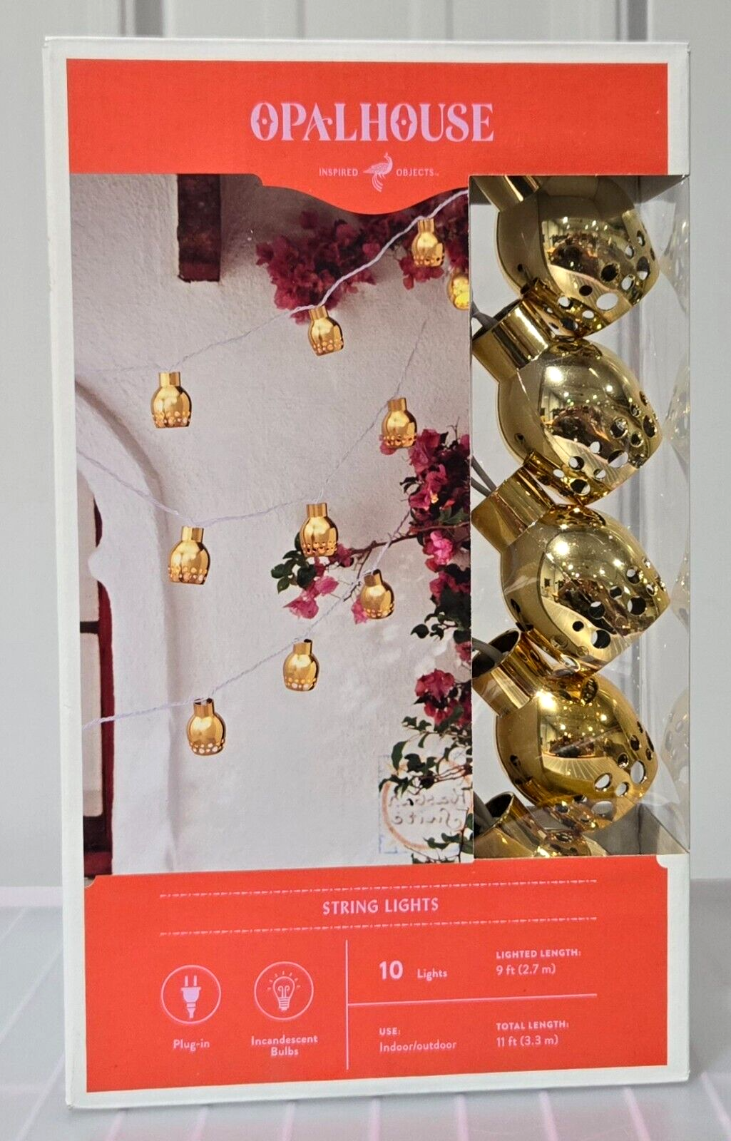 Opalhouse Gold Lantern String Lights 10 Lights 11' Length