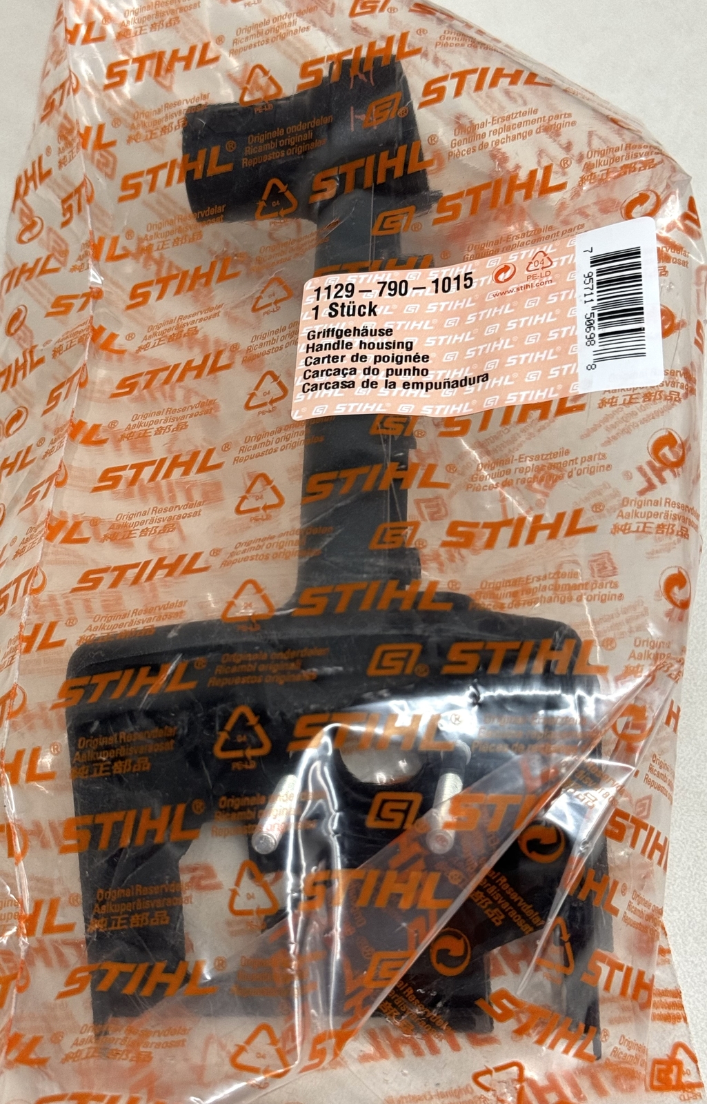 STIHL OEM HANDLE HOUSING 1129 790 1015 020T MS200T 020 T MS200 T GENUINE - Picture 1 of 5
