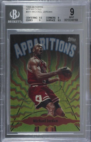 1998-99 Topps Chrome Michael Jordan Card #77 PSA 7 Near-Mint
