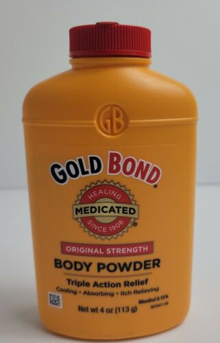 Gold Bond Medicated Body Powder WITH TALC Original Strength 4 ...